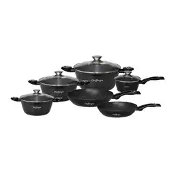 Netto Marken-Discount Set bestehend aus 10 Teilen - Töpfe, Bratpfannen und Kochtopf Angebot