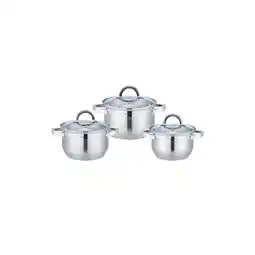 Netto Marken-Discount 6-teiliges Pfannenset aus Edelstahl Angebot