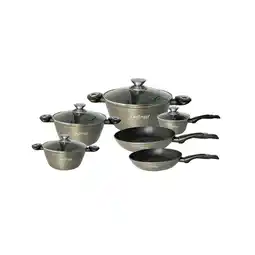 Netto Marken-Discount Töpfe, Bratpfannen, Kochtopf - Silber - 10 Teile Angebot