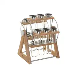 Netto Marken-Discount Gewürzhalter - cooles Design - Bambus - 15 Dosen Angebot