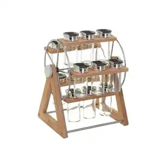 Netto Marken-Discount Gewürzhalter - cooles Design - Bambus - 15 Dosen Angebot