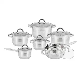 Netto Marken-Discount Set in 12 Teilen - Töpfe, Pfannen, Bratpfannen Angebot