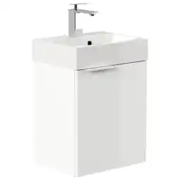 Netto Marken-Discount Gäste WC Badmöbel Cubi Slimline 40cm SoftClose weiß hochglanz Angebot