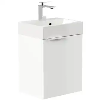 Netto Marken-Discount Gäste WC Badmöbel Cubi Slimline 40cm SoftClose weiß hochglanz Angebot