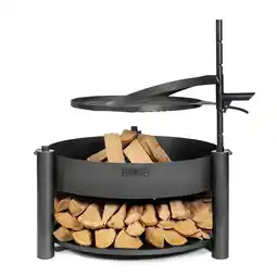 Netto Marken-Discount CookKing Feuerschale Montana X Inkl. Holzlager & Zubehör Angebot