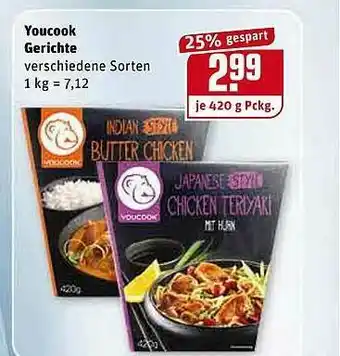 REWE Youcook Gerichte Angebot