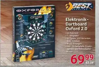 Selgros Elektronik-dartboard Oxford 2.0 Angebot