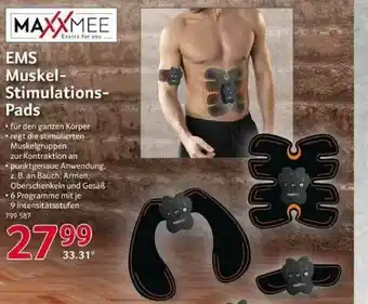 Selgros Maxxmee Ems Muskel-stimulations-pads Angebot