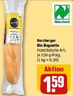 REWE Herzberger Bio-Baguette Angebot