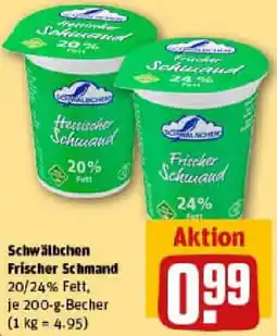REWE Schwälbchen Frischer Schmand Angebot