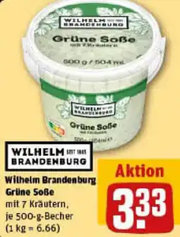 REWE Wilhelm Brandenburg Grüne Soße Angebot