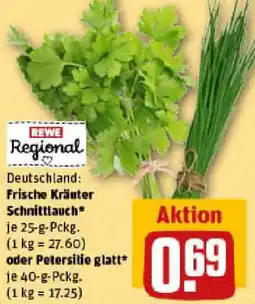 REWE Frische Kräuter Schnittlauch oder Petersilie glatt Angebot