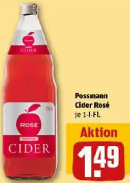 REWE Possmann Cider Rosé Angebot