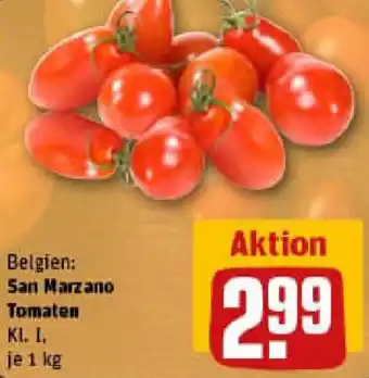 REWE San Marzano Tomaten Angebot