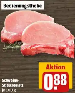 REWE Schweine Stielkotelett Angebot
