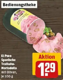 REWE El Pozo Spanische Truthahn Mortadella Angebot