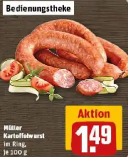 REWE Müller Kartoffelwurst Angebot