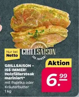 NETTO Holzfällersteak mariniert Angebot