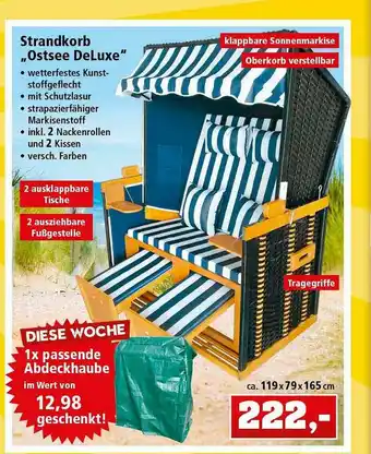 Thomas Philipps Strandkorb „ostsee Deluxe“ Angebot