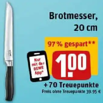 REWE Brotmesser, 20 cm Angebot