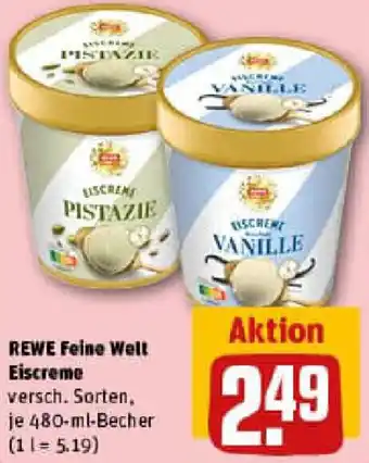 REWE REWE Feine Welt Eiscreme Angebot