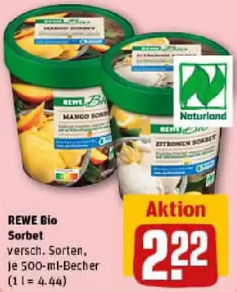 REWE REWE Bio Sorbet Angebot