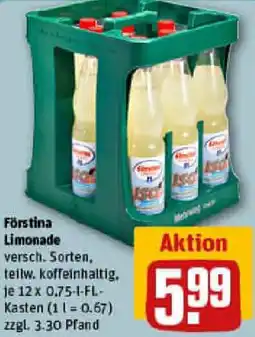 REWE Förstina Limonade Angebot