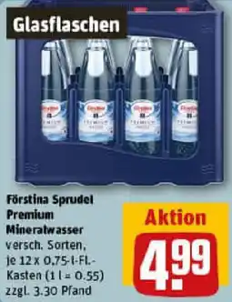 REWE Förstina Sprudel Premium Mineralwasser Angebot
