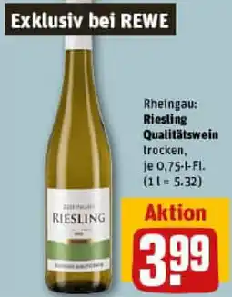 REWE Riesling Qualitätswein Angebot