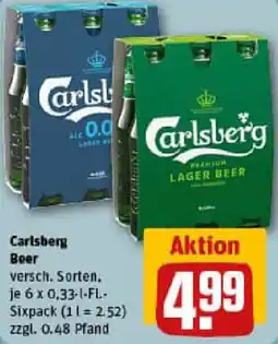 REWE Carlsberg Beer Angebot