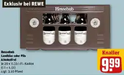 REWE Hessebub Landbier oder Pils Alkoholfrei Angebot