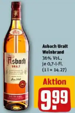 REWE Asbach Uralt Weinbrand Angebot