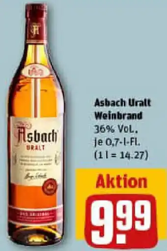 REWE Asbach Uralt Weinbrand Angebot