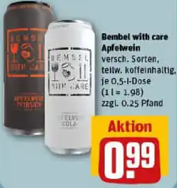 REWE Bembel with care Apfelwein Angebot