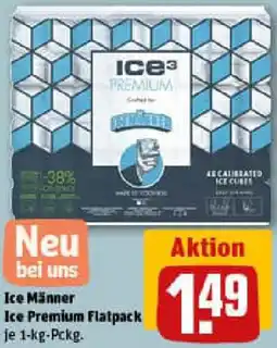 REWE Ice Männer Ice Premium Flatpack Angebot