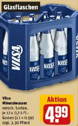 REWE Vilsa Mineralwasser Angebot