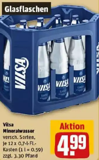 REWE Vilsa Mineralwasser Angebot