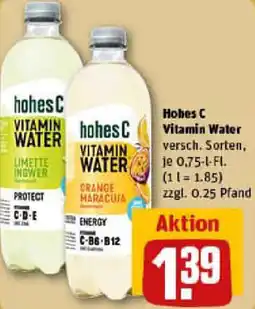 REWE Hohes C Vitamin Water Angebot