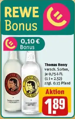 REWE Thomas Henry Angebot
