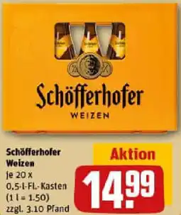 REWE Schöfferhofer Weizen Angebot