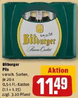REWE Bitburger Pils Angebot