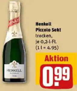 REWE Henkell Piccolo Sekt Angebot
