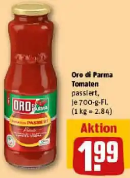 REWE Oro di Parma Tomaten Angebot