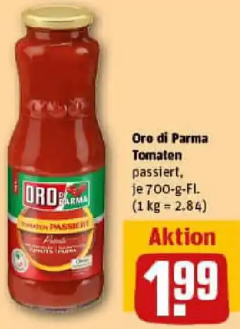 REWE Oro di Parma Tomaten Angebot