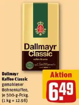 REWE Dallmayr Kaffee Classic Angebot