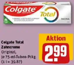 REWE Colgate Total Zahncreme Angebot