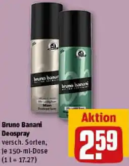 REWE Bruno Banani Deospray Angebot
