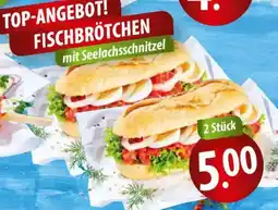 Famila Nord Ost FISCHBRÖTCHEN mit Seelachsschnitzel Angebot
