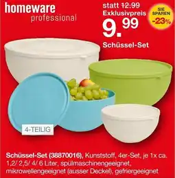 Möbelzentrum Pforzheim homeware professional Schüssel-Set Angebot