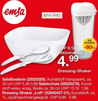 Möbelzentrum Pforzheim emsa Dressing-Shaker Angebot